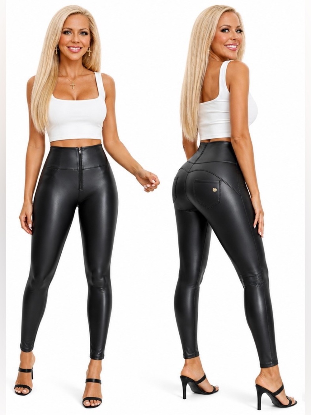 Freddy WRUP Faux Leather Leggings 😮‍🔥 SNATCHED Fit | NWOT | SIZE SMALL